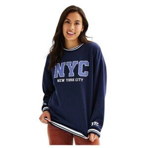 Harper &‎ Ivy Sweatshirt, Junior Sz Medium, NYC New York City Graphic, Oversized